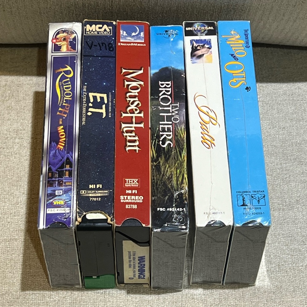 Kids/Family Vhs Lot of 6